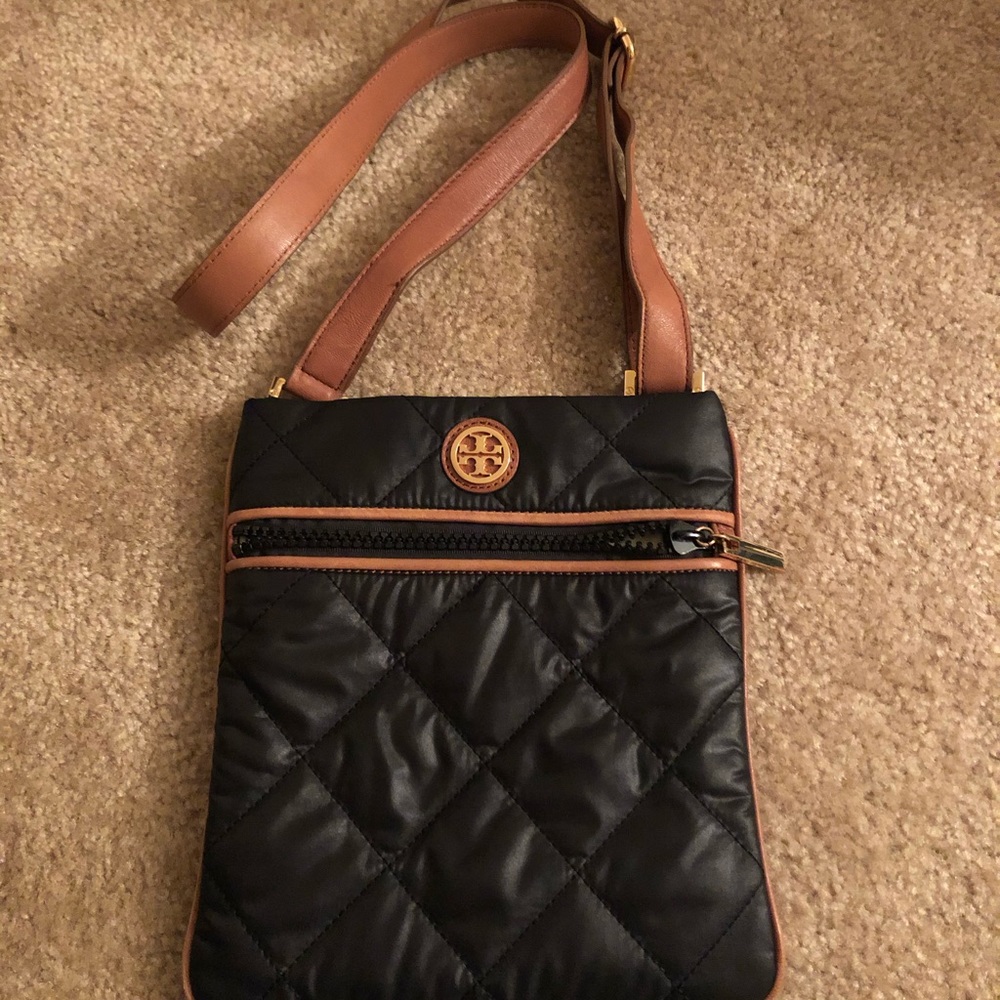 Black Tory Burch crossbody nylon